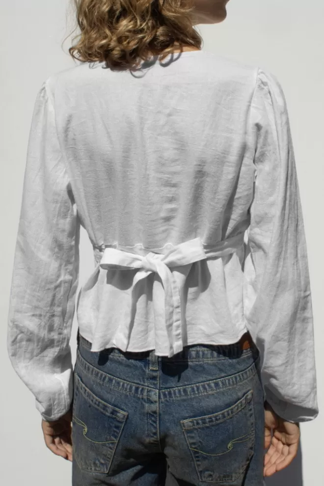 blouse_avec_nud___collection___subdued_2.webp Chemises Et Blouses*Subdued Blouse avec nœud | Collection 2023 |