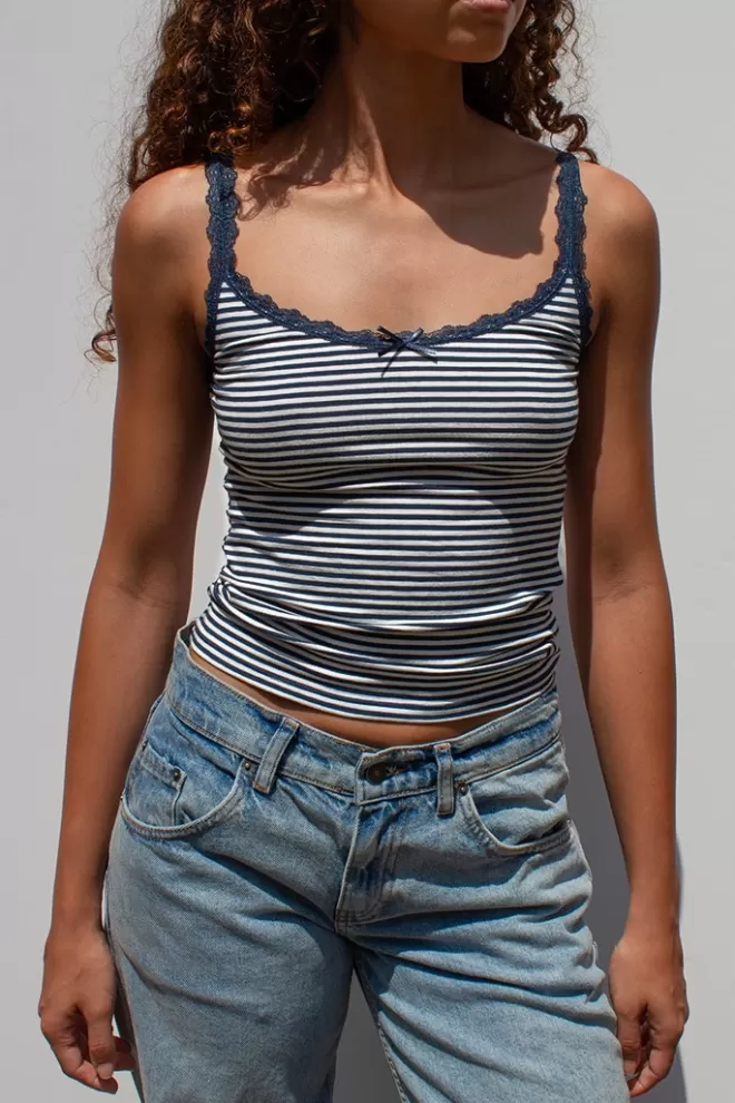 Tops*Subdued Tank top noeud et dentelle | Collection 2023 |