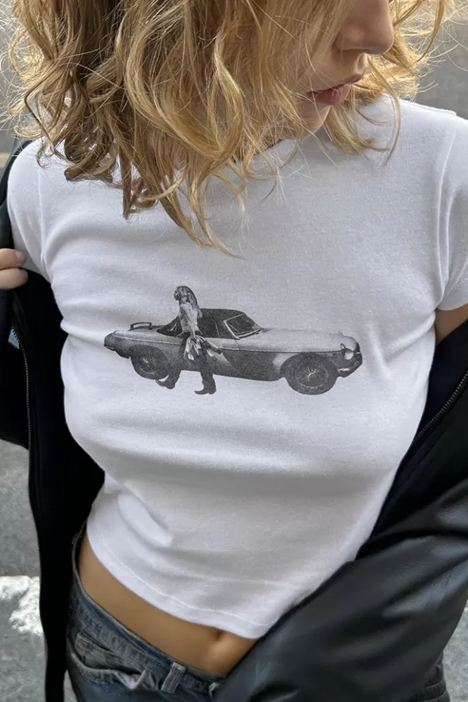 Graphics*Subdued T-shirt Car girl | Collection 2023 |